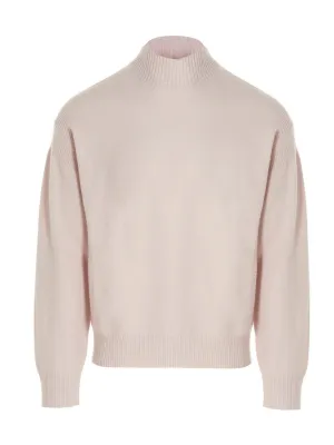 Z Zegna Funnel Neck Knitted Jumper