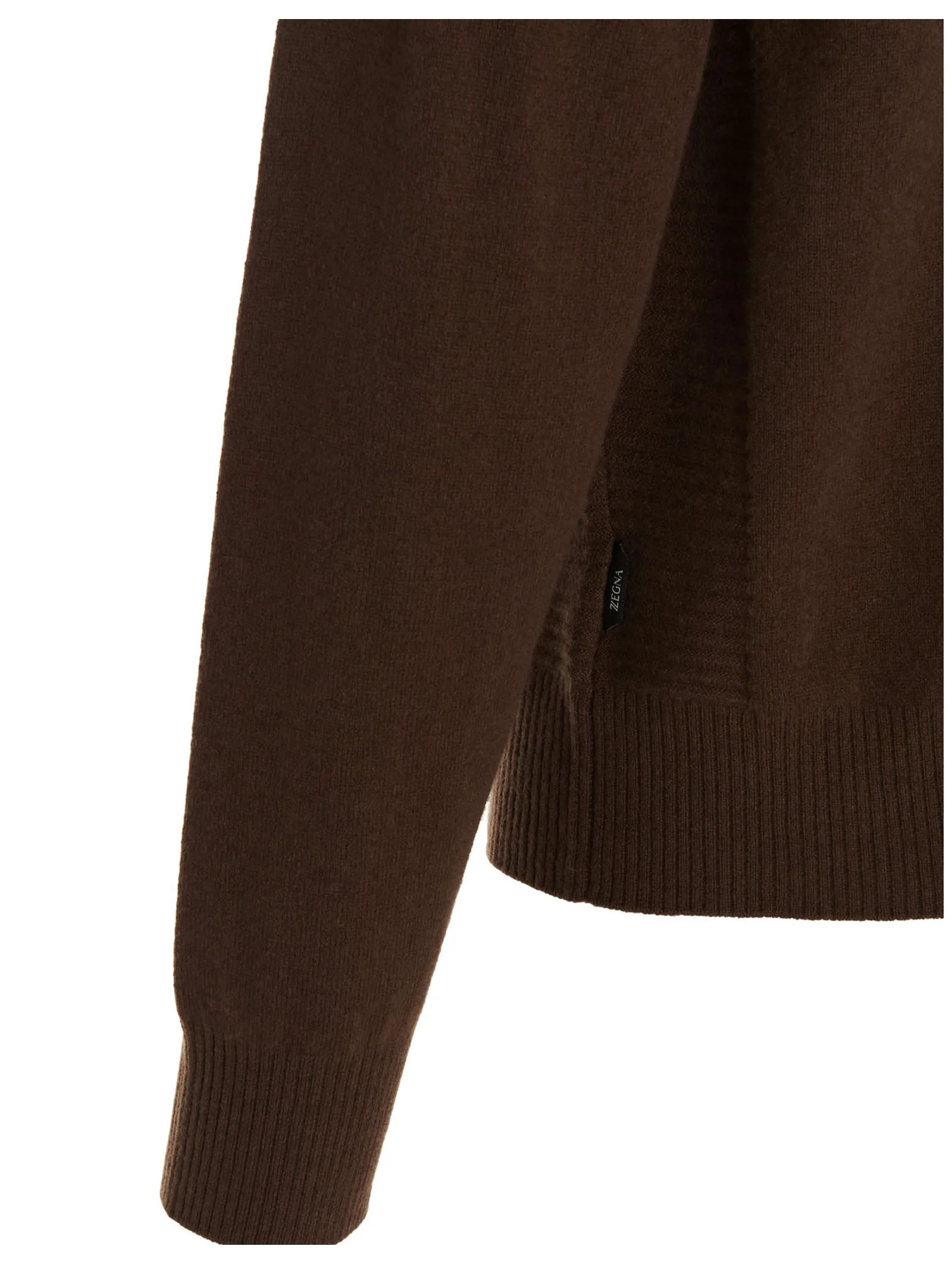 Z Zegna Funnel Neck Knitted Jumper