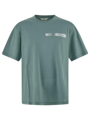 Z Zegna Logo Printed Crewneck T-Shirt